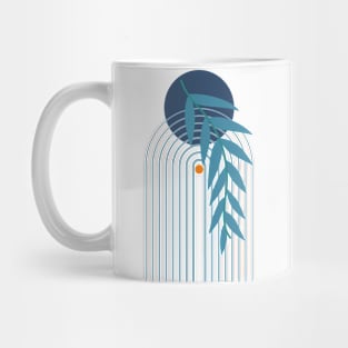 Diseño Estilo Boho  en tonos azules Mug